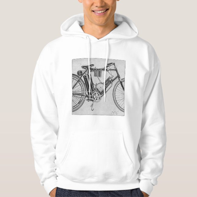Bouilly Motorcycle, 1895 Hoodie (Front)