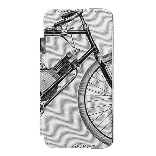 Bouilly Motorcycle, 1895 Incipio iPhone Wallet Case (Folio Front)
