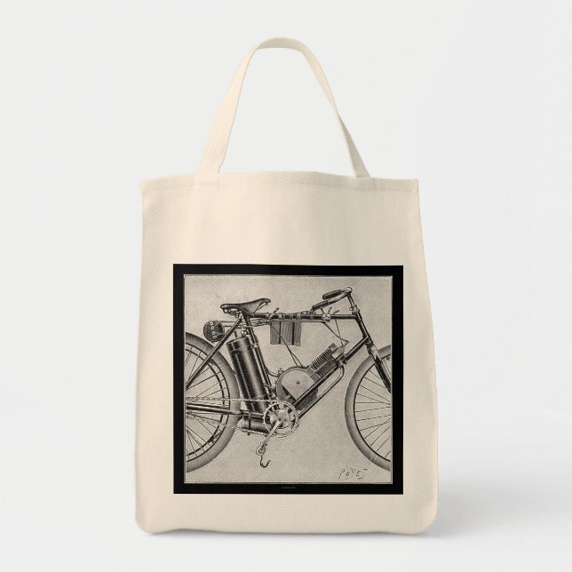 Bouilly Motorcycle, 1895 Tote Bag (Front)