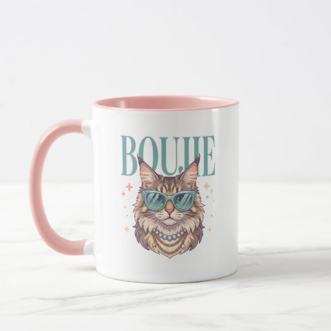 Boujie Cat Mug  (Left)