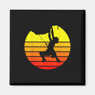 Boulder Adventure Arizona Sunset Rock Climbing Sil Magnet