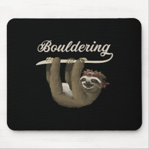 Boulder Climbing Sloth Bouldering  Mouse Pad