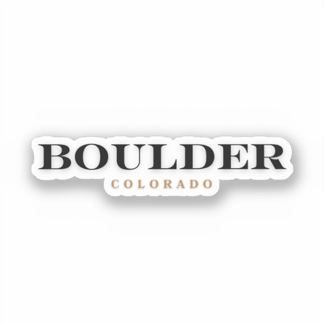 Boulder Colorado (Front)