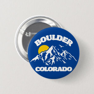 Boulder,Colorado 6 Cm Round Badge