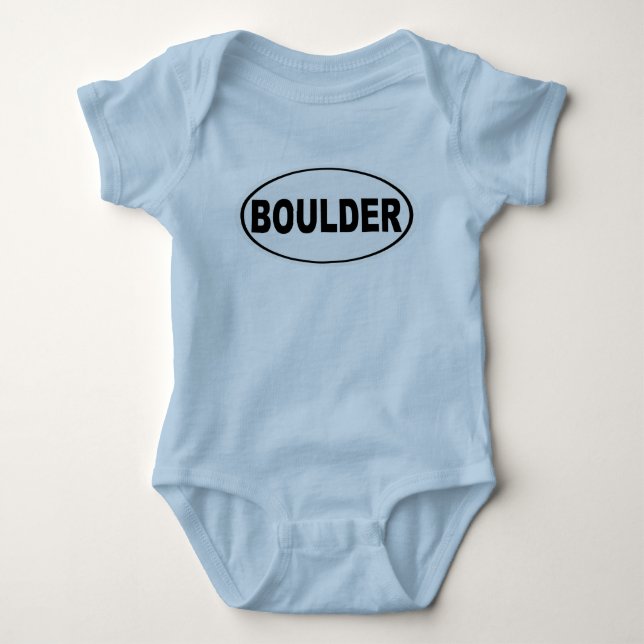 Boulder Colorado Baby Bodysuit (Front)