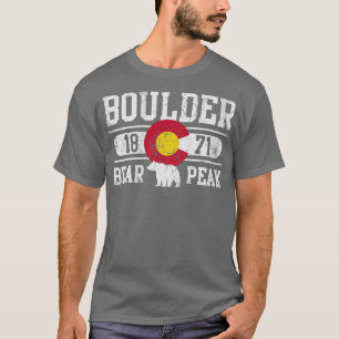Boulder Colorado Bear Peak Vintage Fade T-Shirt