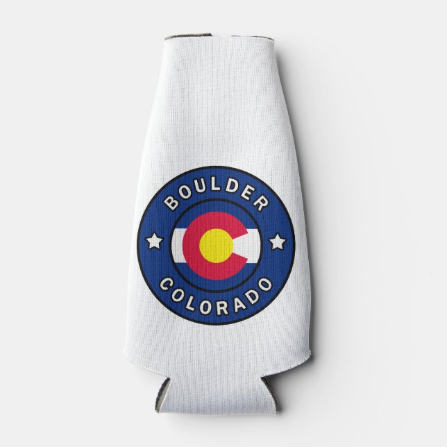 Boulder Colorado Bottle Cooler (Front)