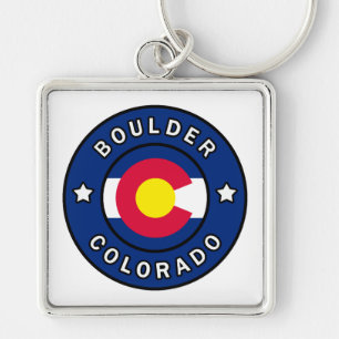 Boulder Colorado Key Ring