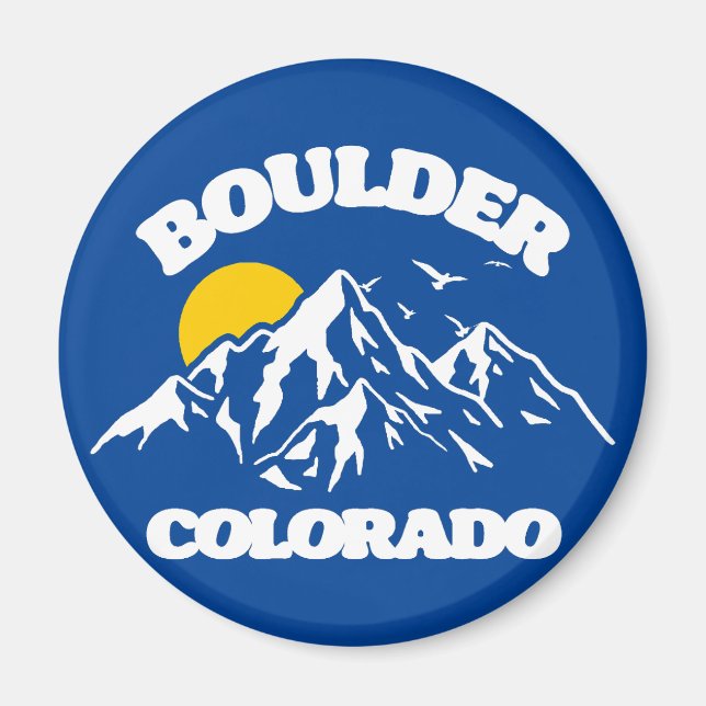 Boulder,Colorado Magnet (Front)