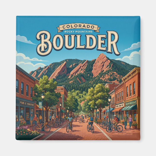 Boulder, Colorado Magnet (Front)