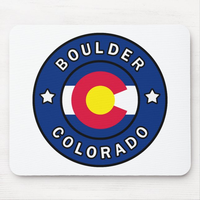 Boulder Colorado Mouse Pad (Front)