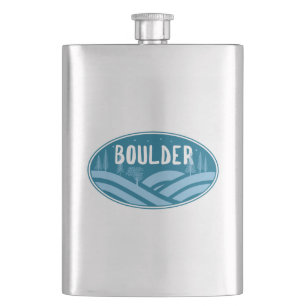 Boulder Colorado Outdoors Hip Flask