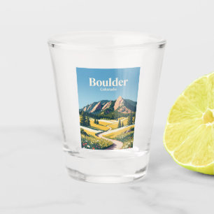 Boulder Colorado Shot Glass