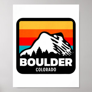 Boulder Colorado Skiing Snowboarding Family Trip 1 Poster