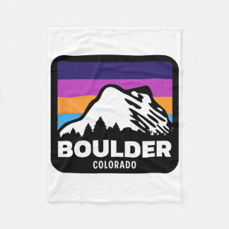 Boulder Colorado Skiing Snowboarding Family Trip 2 Fleece Blanket