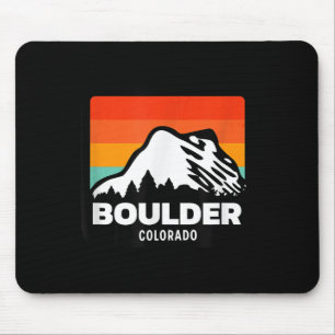 Boulder Colorado Skiing Snowboarding Family Trip  Mouse Pad