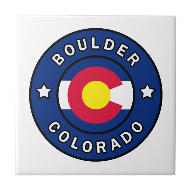 Boulder Colorado Tile (Front)