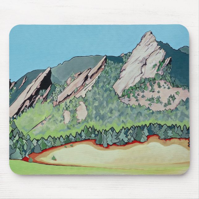 Boulder Flatirons Mouse Pad (Front)