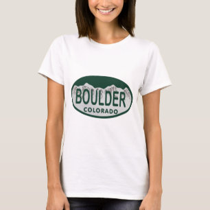 Boulder license oval T-Shirt