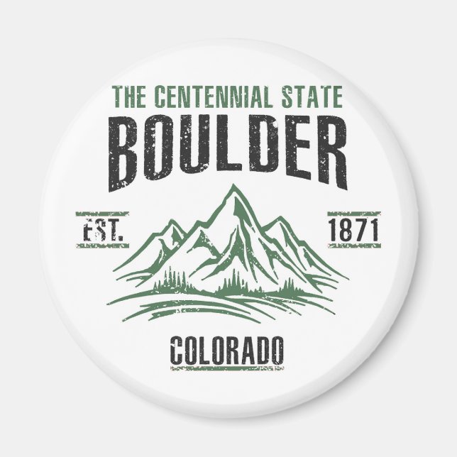 Boulder Magnet (Front)