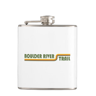 Boulder River Trail Washington Hip Flask