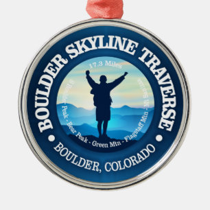 Boulder Skyline Traverse (V) Metal Tree Decoration