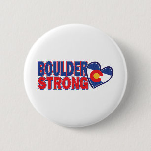 Boulder-Strong-Heart 6 Cm Round Badge