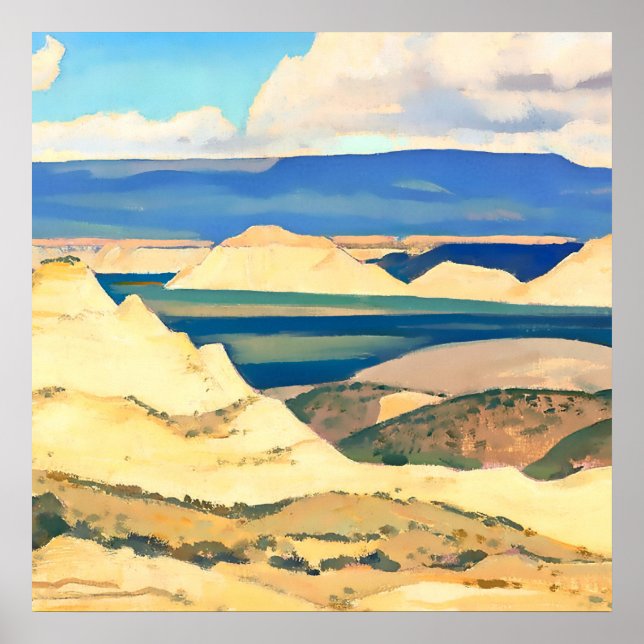 “Boulder Valley Utah” by Maynard Dixon Poster (Front)