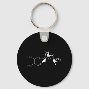 Boulderer & Climbing Adrenaline Formula CHNO Gift Key Ring