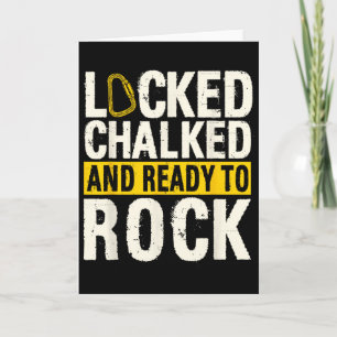 Bouldering Climber Boulderer Artificial Rock Climb Card