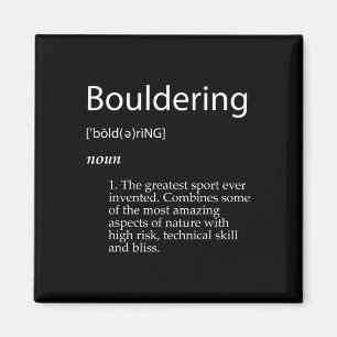 Bouldering Definition Mountain Rock Mountain Climb Magnet