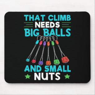 Bouldering Funny Rock Climbing Mouse Pad