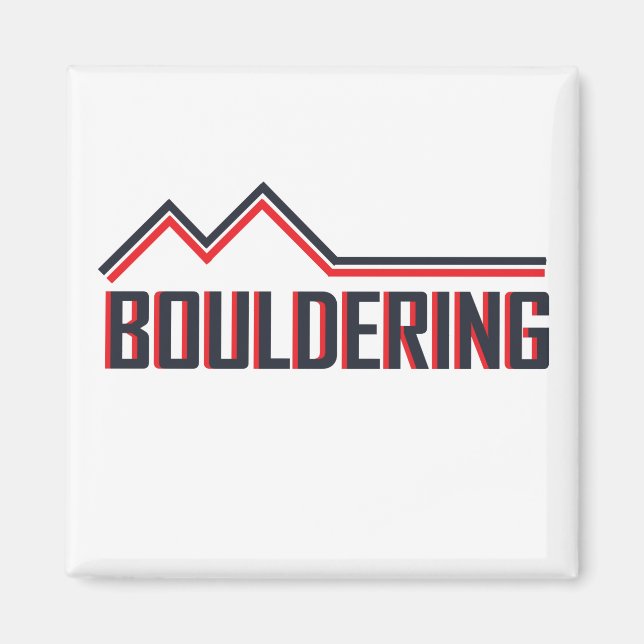 Bouldering Magnet (Front)