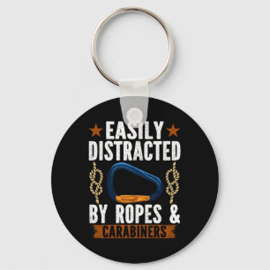 Bouldering Mountain Climbing Key Ring