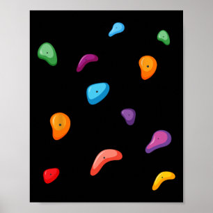 Bouldering - Rock Climbing Lover Climber Outdoor S Poster