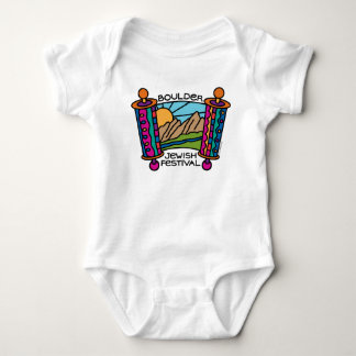 BoulderJewish Festival classic logo Baby clothes Bodysuit