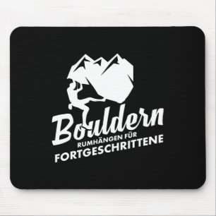 Bouldern Hanging Boulderer Climbing Mountaineering Mouse Pad