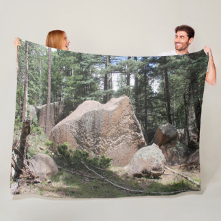 BOULDERS ACROSS NEW MEXICO FLEECE BLANKET