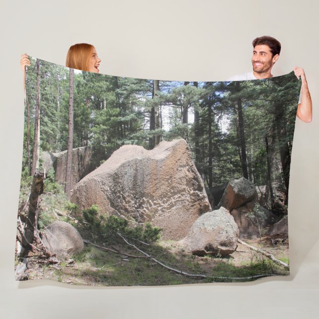 BOULDERS ACROSS NEW MEXICO FLEECE BLANKET (In Situ)