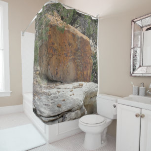 BOULDERS ACROSS NEW MEXICO SHOWER CURTAIN