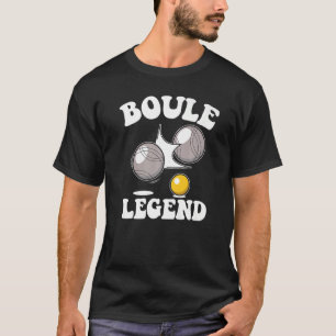 Boule Legend Petanque Outfit Target Ball for Boule T-Shirt