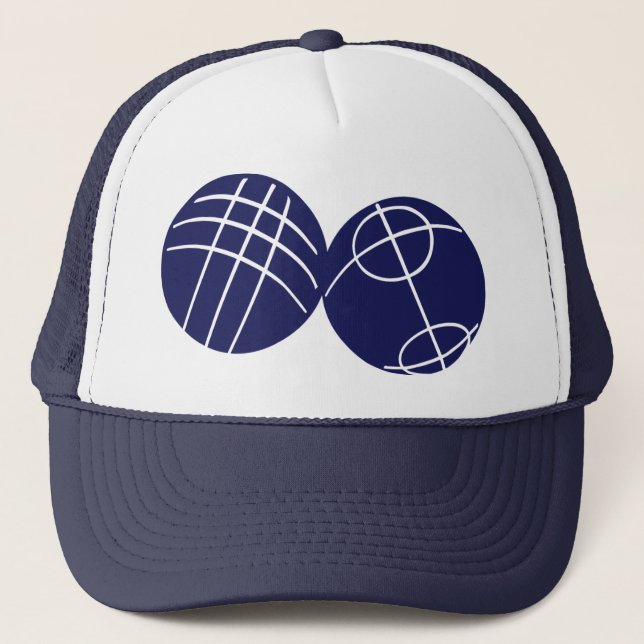 Boule petanque trucker hat (Front)