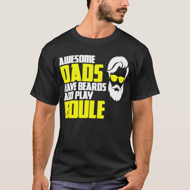 Boule player design father's day saying boule play T-Shirt (Front)