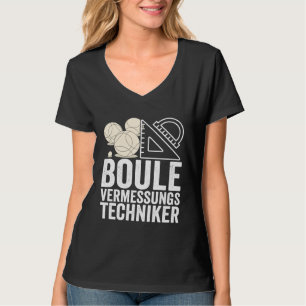Boule survey technician motif T-Shirt