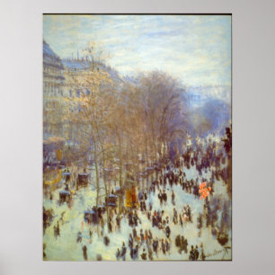 Boulevard Capucines by Claude Monet Poster