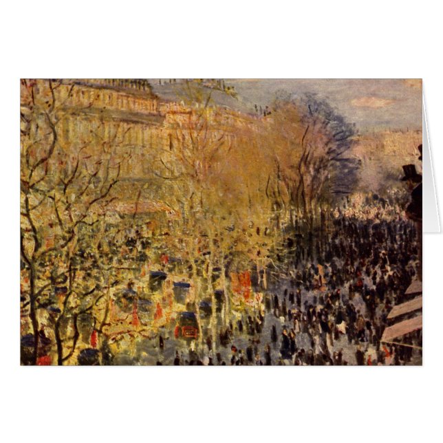 Boulevard des Capucines by Claude Monet, Fine Art (Front Horizontal)