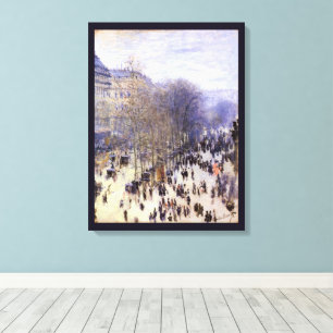Boulevard des Capucines by Claude Monet, Fine Art Canvas Print