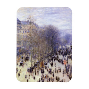 Boulevard des Capucines by Claude Monet, Fine Art Magnet