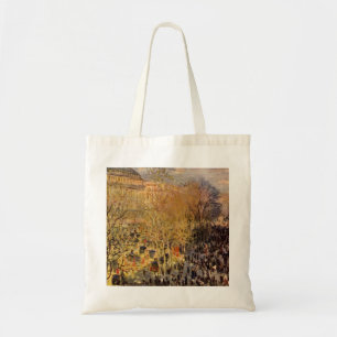 Boulevard des Capucines by Claude Monet, Fine Art Tote Bag