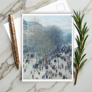Boulevard des Capucines by Claude Monet Postcard